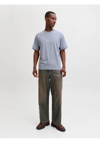 Jack & Jones Jack&jones Jornorrebro Emb Tee Ss Erkek T-shirt 12282892 Mavi