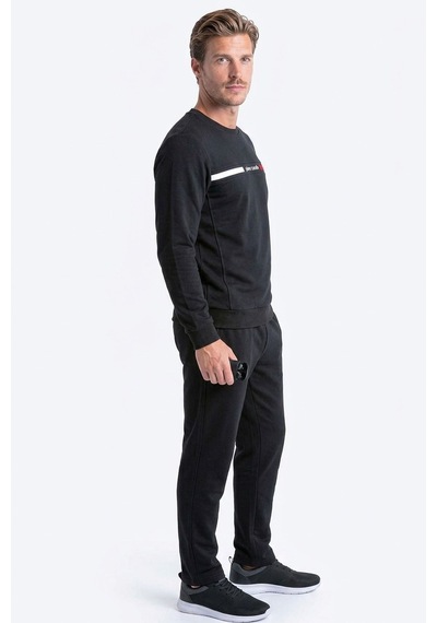 Pierre Cardin 6160 Erkek Uzun Kollu Eşofman Takımı-siyah