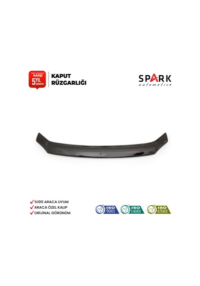 Isuzu D-max 2006-2012 Yıl Aralığı Uyumlu Kaput Rüzgarlığı 3mm