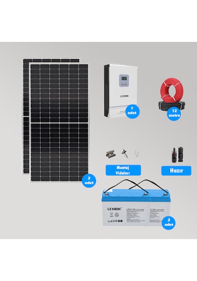 Cks Enerjı 3kw Hazır Solar Paket Kolay Kurulumm Minimum Paket