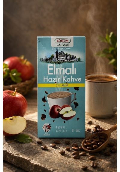 Köylüm Gurme Elmalı 3 Ü 1 Arada Kahve 100 Gr Öğütülmüş