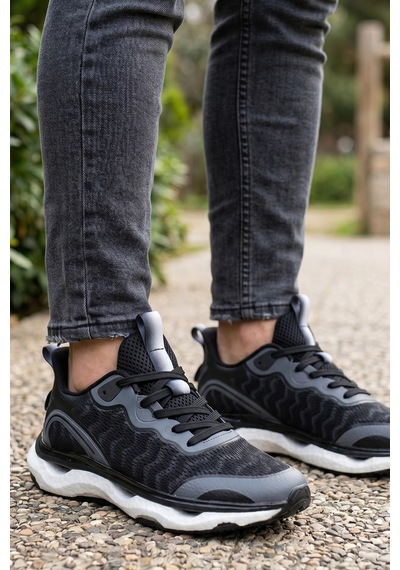 In Step Stealth-knit Runner Siyah-gri Erkek Spor Ayakkabı Siyah Gri