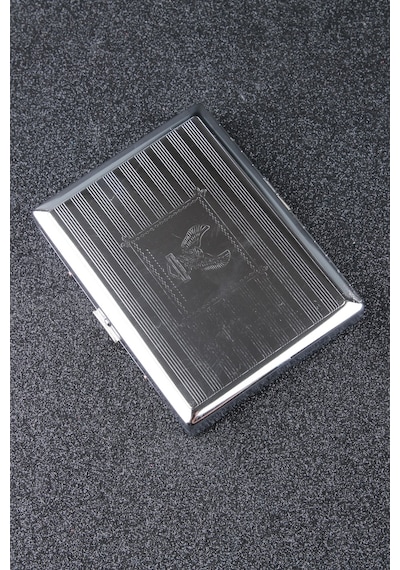 Silvio Monetti SMTBKCB005R2 Desenli Metal Sigara Tabakası