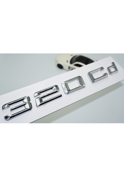 Dk Tuning 320cd Bagaj Krom Metal 3m 3d Yazı Logo Bmw İle Uyumlu