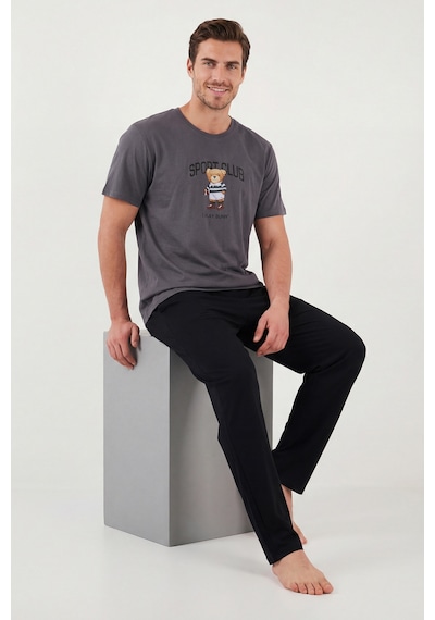 Buratti Erkek Pijama Takımı 6096160 Gri Gri
