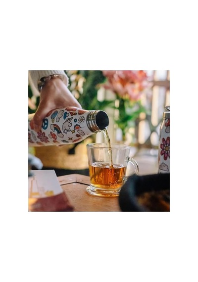 500 Ml Çift Katmanlı Paslanmaz Çelik Isı Yalıtımlı Termos Matara Happy Sızdırmaz, Bpa İçermez, 12 Saat Sıc Diğer