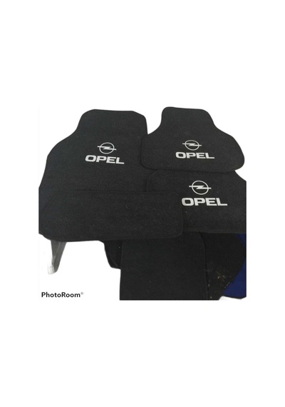 Opel Logolu Füme Halı Paspas Çift Katlı