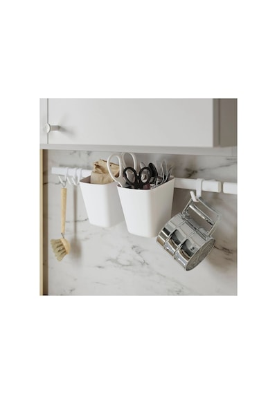 Ikea Sunnersta 7 Parça Mutfak Ve Banyo Askı Seti 60 X 14 X 13 Cm Beyaz