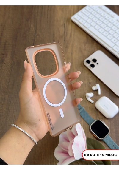 Redmi Note 14 Pro 4g Magsafe Uyumlu Mat Sert Klein Kılıf Çöl