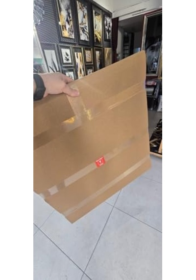 22lik Puzzle Poster Resim Çerçevesi Pvcli Postersiz Resimsiz Çerçeve Eskitme Altın, 48x68