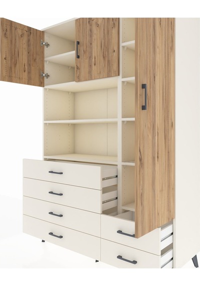 Hyperion Dolap 9 Raflı 6 Çekmeceli 3 Kapaklı 132x44x195 Aytaşı-çam/aytaşı Atlas Çam/aytası Hyperion Dolap 9 Raflı 6 Çekmeceli 3 Kapaklı 132x44x195 Aytaşı-çam/aytaşı Atlas Çam/aytası