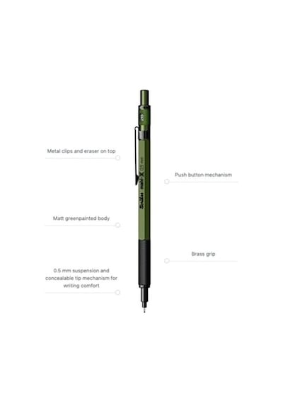 Scrikss Matri-x Versatil 0.5 Mm Haki Şeffaf Ambalaj