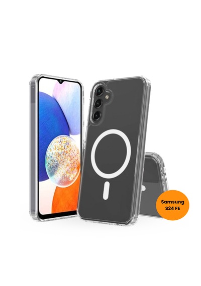 Teknoway Samsung S24 Fe Magshield Kılıf Şeffaf