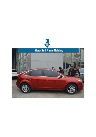 Ford Focus 2 Hb Cam Çıtası Çerçevesi Kromu Nikelajı Komple