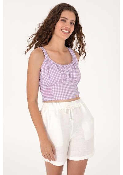 U.S. Polo Assn. Kadın Lila Askılı Bluz 50299657-VR034
