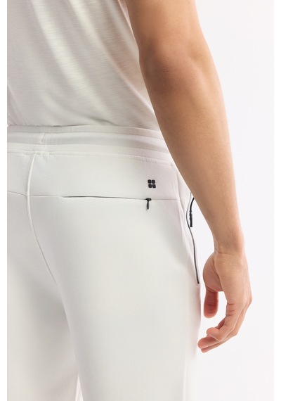 Avva Erkek Beyaz Beli Lastikli Bağcıklı Bi-stretch Regular Fit Eşofman Altı B003400