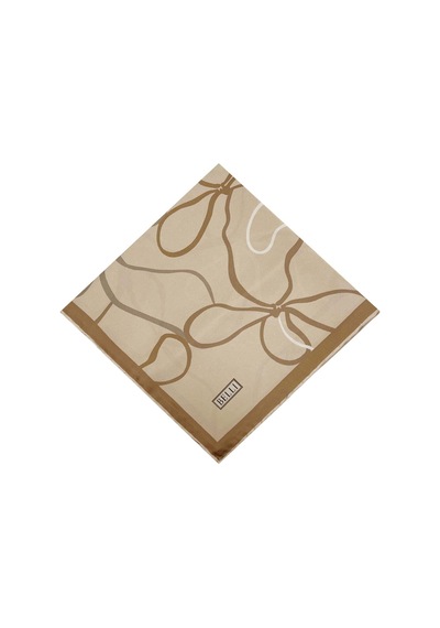 Belli İpek Eşarp - 4113-58 Vizon Twill