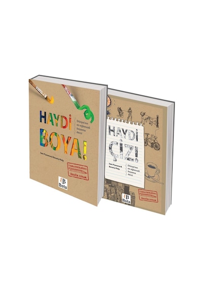 Haydi Boya Çiz Seti-2 Kitap Takım- Beta Kids