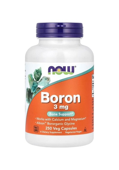 Now Foods Boron 3 Mg 250 Veggie Kapsül - Dmm00067