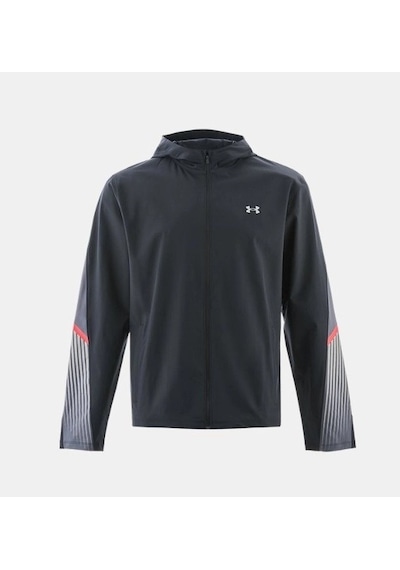 Under Armour Ua Velociti Storm Hooded Erkek Eşofman Üstü 6005900-001 Siyah