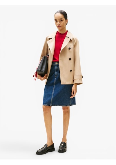 Tommy Hilfiger Dnm Dee Straıght Knee Rw Skırt Kadın Mavi Etek - Ww0ww45666
