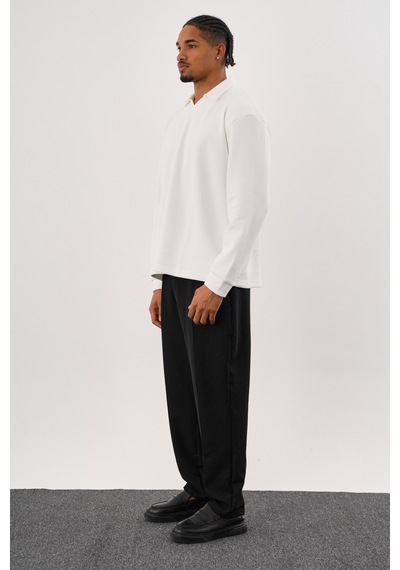 Redline Ease Oversize Sweatshirt Beyaz
