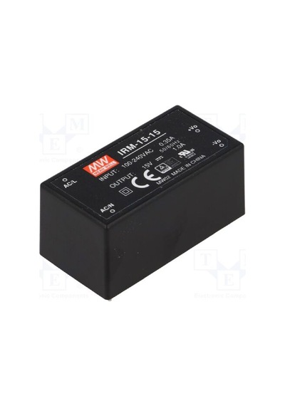 Meanwell Irm-15-15 ,110v..220vac 15vdc/1.0a Pcb Güç Kaynağı