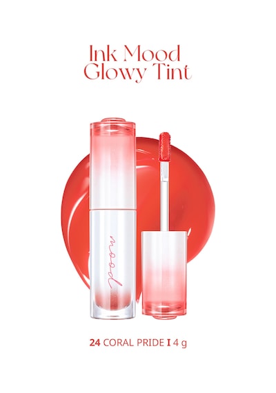 Perıpera Ink Mood Glowy Tint 24 Coral Pride Soda Cafe 24