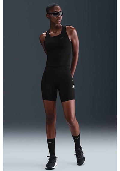 Nike Dri Fit Adv Trail Womens Tank Kadın Koşu Antreman Atleti Siyah