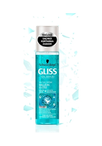 Schwarzkopf Gliss Million Gloss Sıvı Saç Bakım Kremi 200 ML