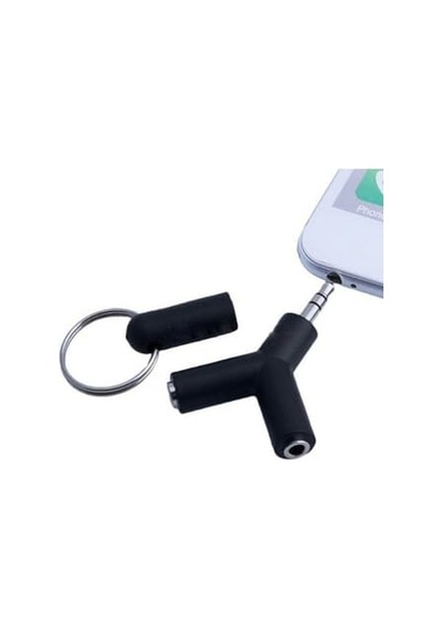 4495 3.5mm Kulaklık Stereo Çoklayıcı Çoğaltıcı Switch Splitter Anahtarlık Adaptör