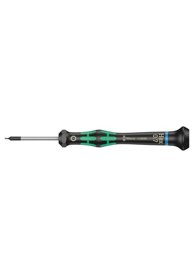 Wera 2054 Elektrik Teknisyenleri İçin Düz Tornavida, Hex-plus, 0,7 X 40 Mm, 05118060001