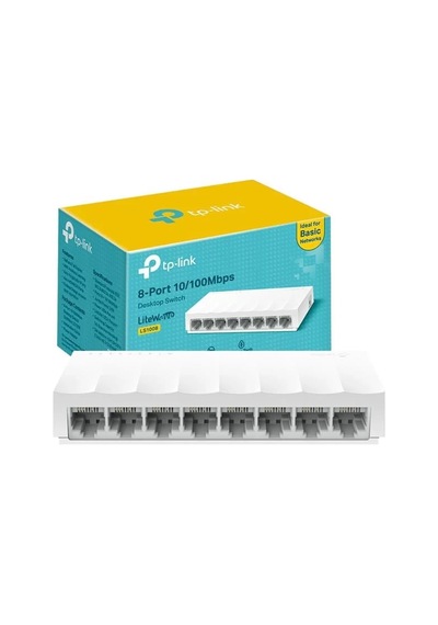 Sh Tp-link Ls-1008 8 Port 10 - 100 Mbps Ethernet Switch Najmaddin
