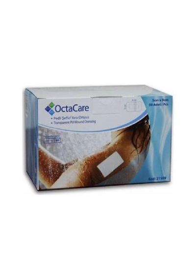 Octacare 21509 Su Geçirmez Film Yara Örtüsü 5cm x 9cm 50 Adet