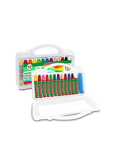 Alpino Pastel Boya 12 Li Plstik Kutu Dc-040001 Çok Renkli