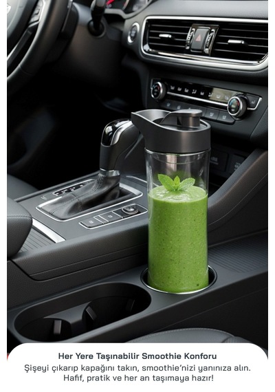 Sinbo Shb-7508 300w Smoothie Blender Paslanmaz Çelik Bıçaklı 570 Ml Tritan Sporcu Matarası-pembe