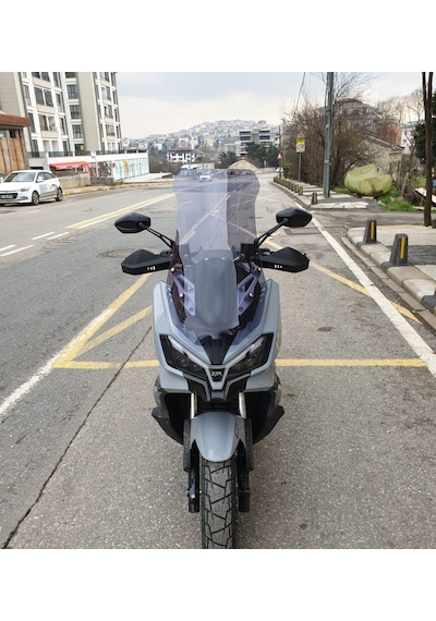 Motocam Sym Adx 300 Ön Cam 2024-2026 Model 75cm Füme Renkli 4mm Uzun