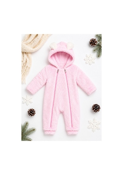 Chicsy Baby Tatlı Tavşan Kulaklı Çift Fermuarlı Welsoft Bebek Tulumu Kapüşonlu Peluş Kışlık Unisex Tulum Pembe Chicsy Baby Tatlı Tavşan Kulaklı Çift Fermuarlı Welsoft Bebek Tulumu Kapüşonlu Peluş Kışlık Unisex Tulum Pembe