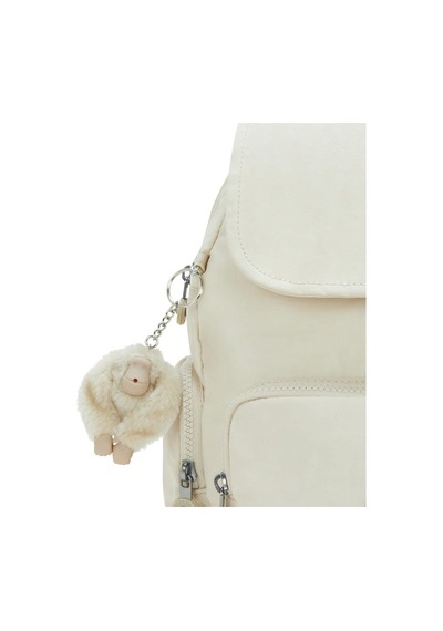 Kipling City Zip S Küçük Boy Sırt Çantası Bej