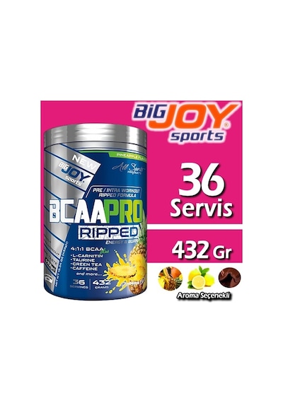 Bigjoy Bcaa Pro 4:1:1 Ripped 432 Gr Özel Termojenik Karışım Ilave