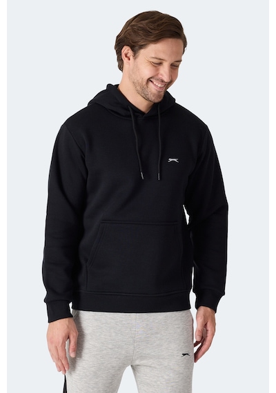 Slazenger Moonlıght I Erkek Siyah Sweatshirt Siyah