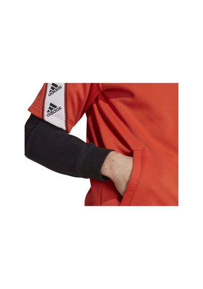 Adidas M Short Ts Tt Erkek Günlük Kısa Kollu Ceket Ib8414 Turuncu 001