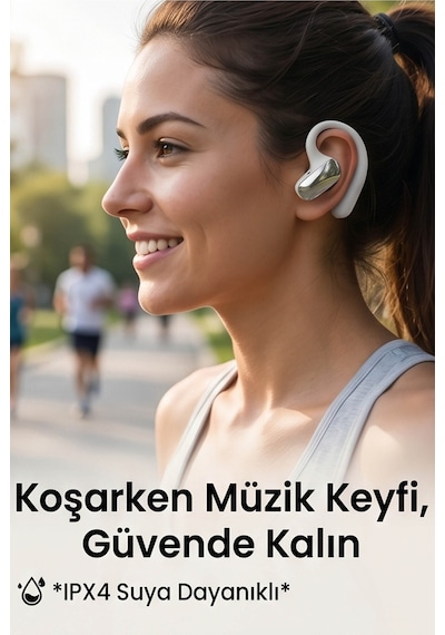 Ows Sporcu Kablosuz Bluetooth Kulaklık Kulak Üstü Ultra Konforlu Air Conduction Tipi Mt934