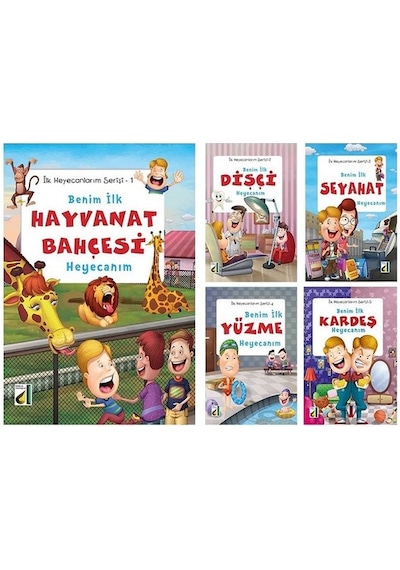 Benim İlk Heyecanlarım Serisi - 5 Kitap Takım- Damla Yayınevi