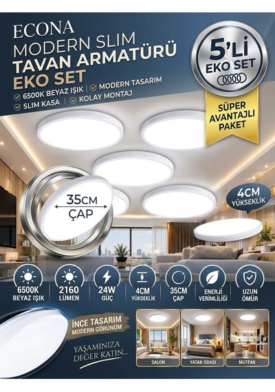 5 Adet --35 Cm Modern Tavana Sıfır Panel Led Avize 24watt 6500k Buz Beyazı Işık Uzun Ömürlü,ince Tasarım 24w Led Armatür / Buz Beyazı 6500k Tasarruflu Tavan Paneli Tavan Armatürü Beyaz 5 Adet --35 Cm Modern Tavana Sıfır Panel Led Avize 24watt 6500k Buz Beyazı Işık Uzun Ömürlü,ince Tasarım 24w Led Armatür / Buz Beyazı 6500k Tasarruflu Tavan Paneli Tavan Armatürü Beyaz