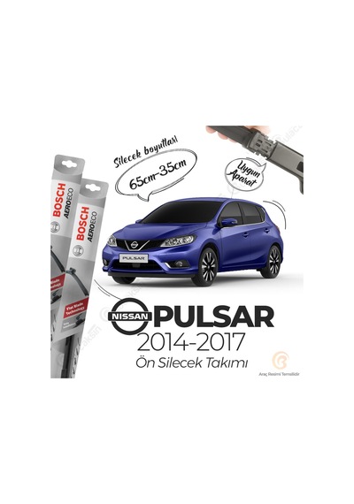 Nissan Pulsar Muz Silecek Takımı 2014-2017 Bosch Aeroeco N11.4231