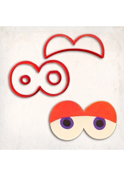 Eye Balls Detay Kurabiye Kalıp Seti 4 Lü