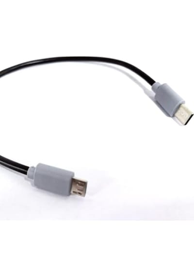 Type-c To Mikro Usb Kablosu, Usb Tip C - Mikro B Otg Kablosu Erkek - Erkek Şarj Veri İletimi, 25 Santimetre Kablo Zr7 Diğer