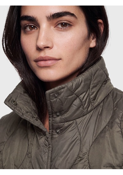 Lcw Vision Kahverengi Kapitone Oversize Kadın Şişme Yelek