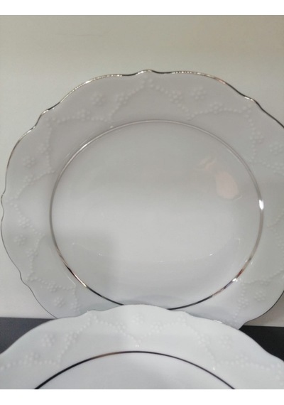 Porland Porselen 12'li Queen 21 Cm Pasta Tabak